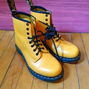 Bright Yellow Dr. Martens